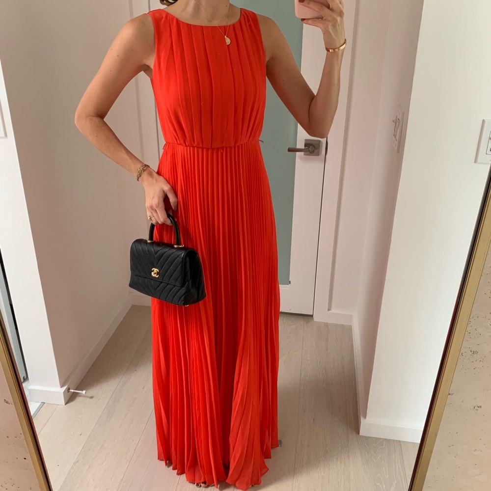 Eliza J Long Pink/Red dress